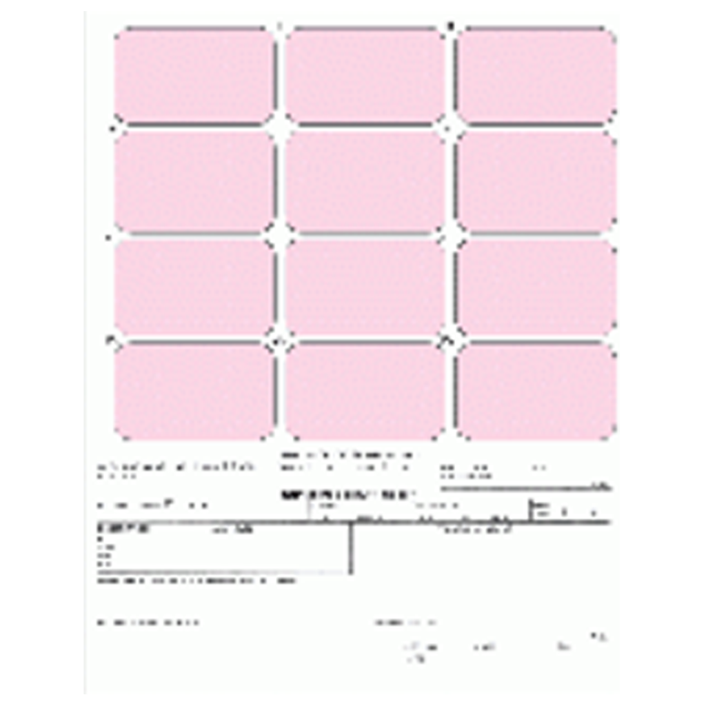 2408 ECG Mount Sheet with Triple-Column Layout