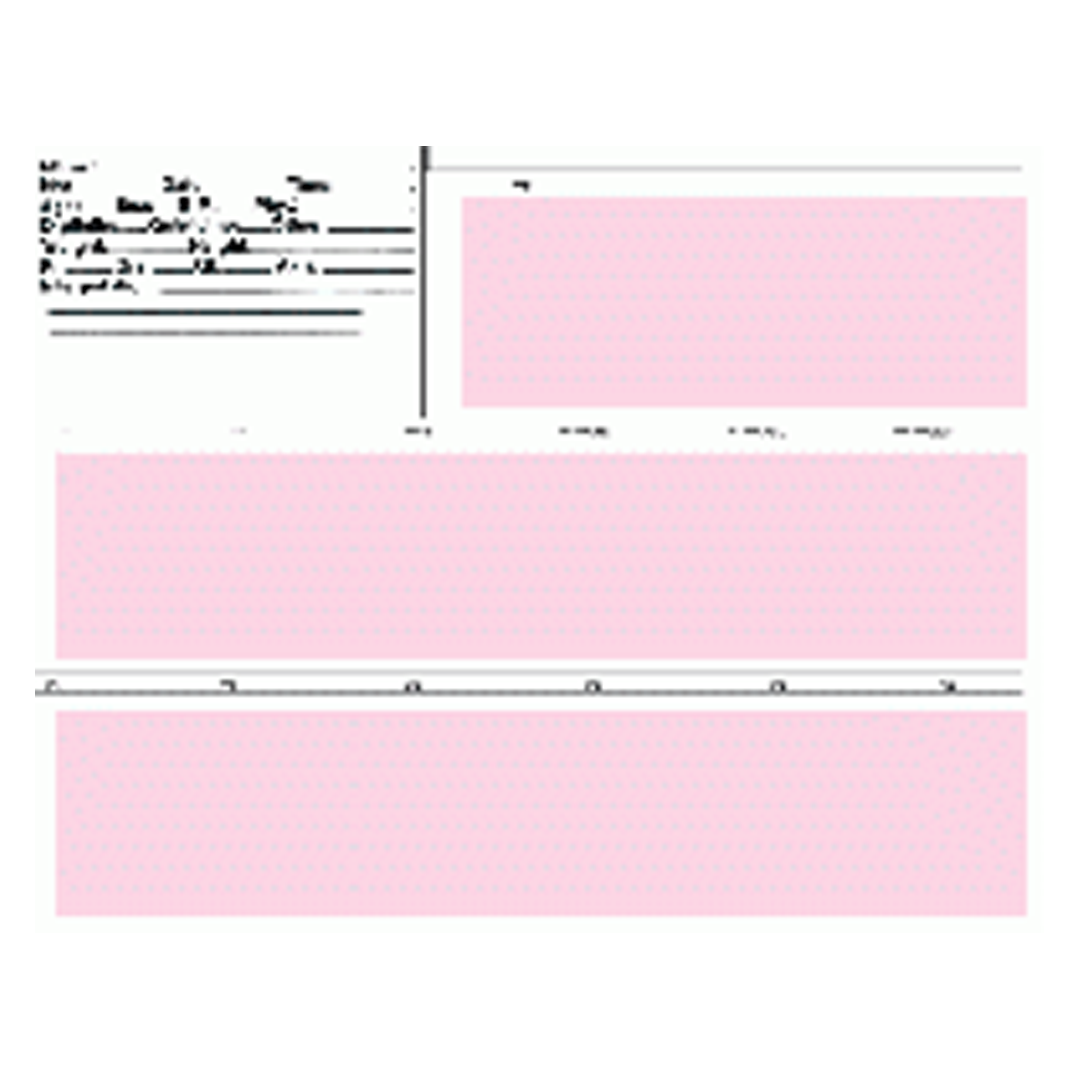 3345 ECG Mount Sheet with Pressure-Sensitive Areas