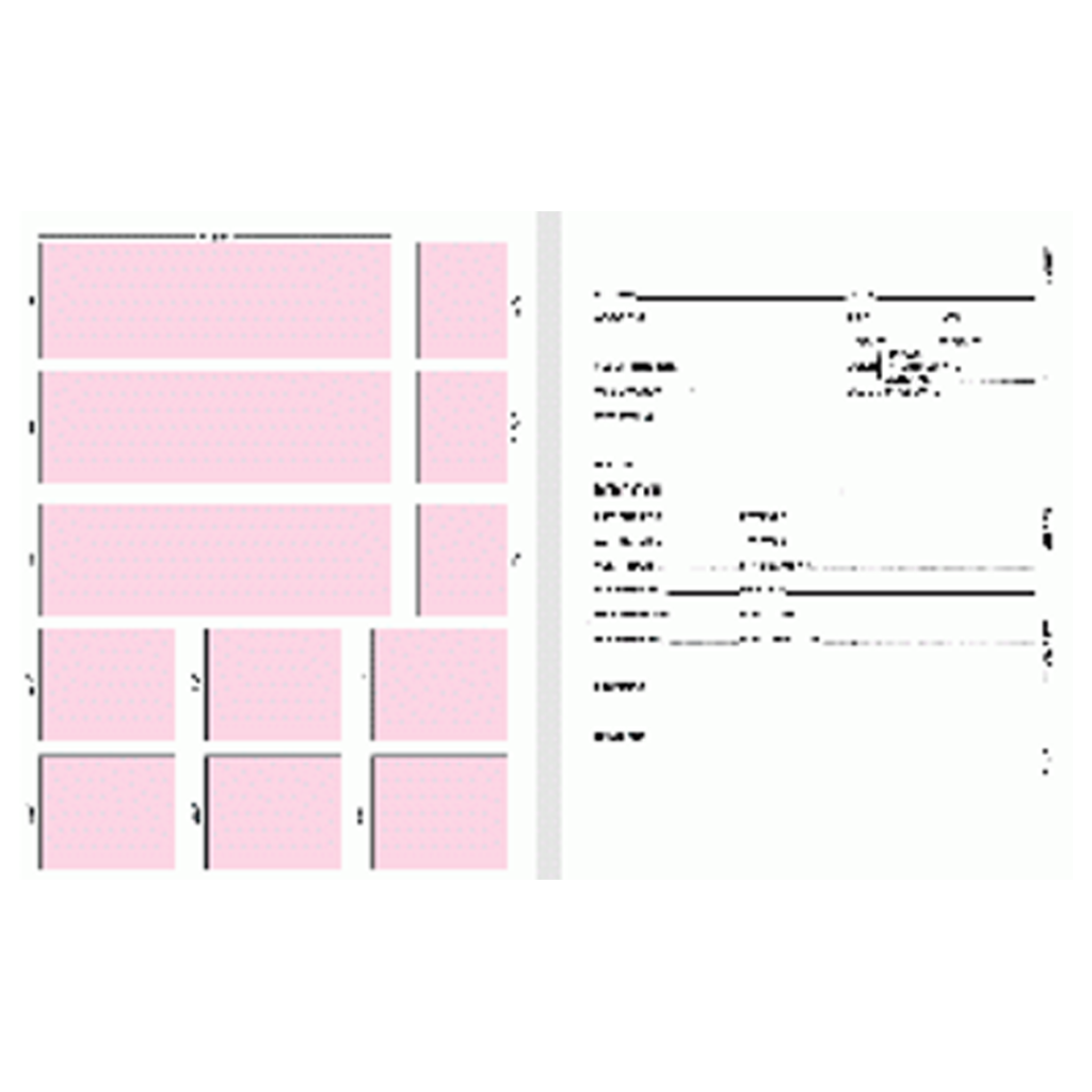 Versatile ECG Mount Sheet with Reverse Side Information