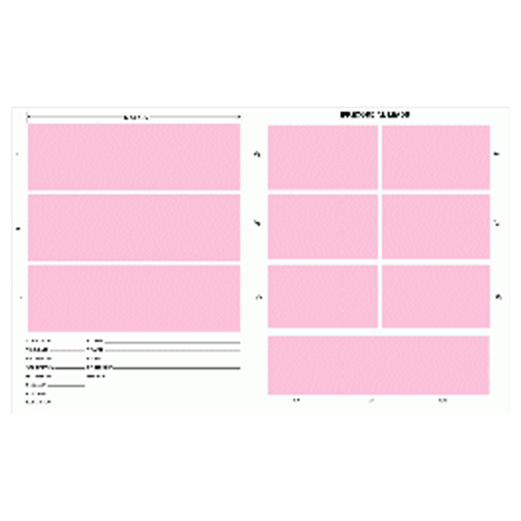 F-7855 Large ECG Mount Sheet for Comprehensive Tracings